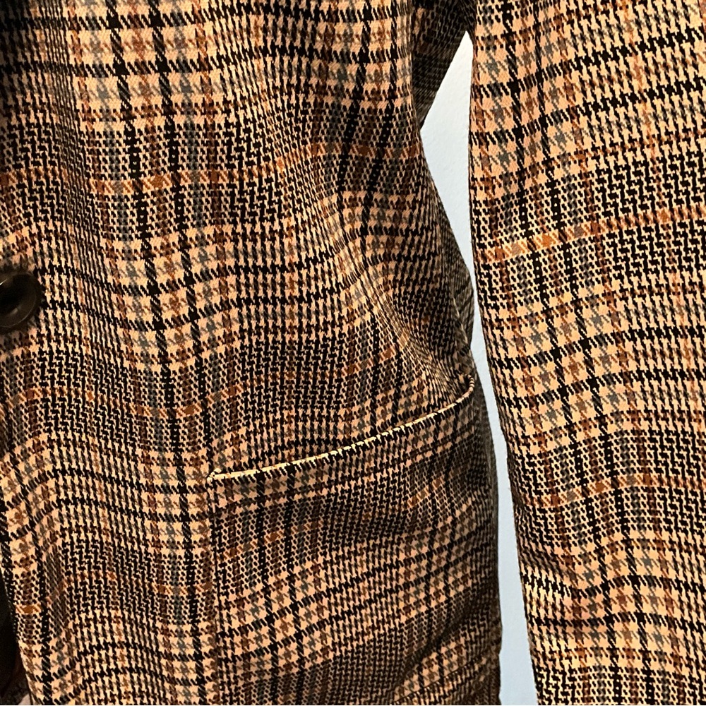 NWT Philosophy Houndstooth Duster Jacket - size XS Plaid - Picture 12 of 14